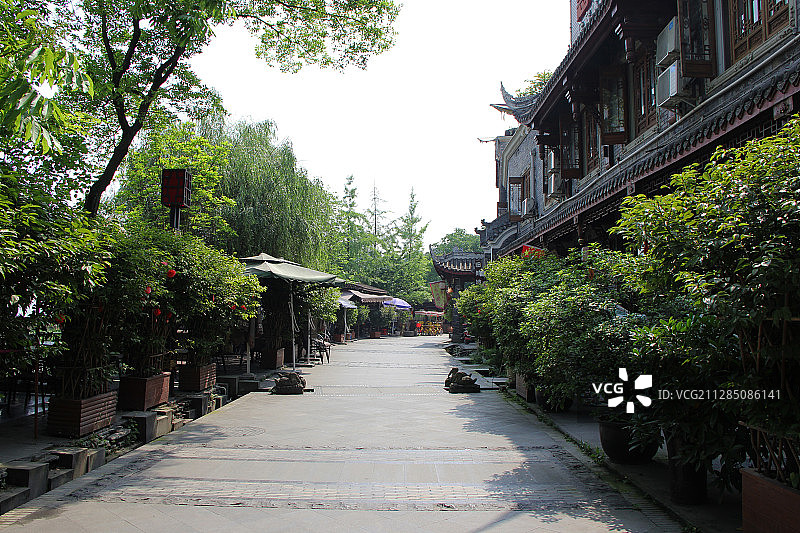 三道堰建筑图片素材