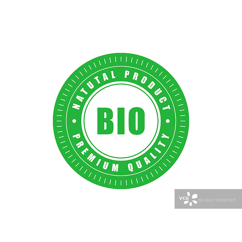 生物天然产品优质绿色徽章图片素材