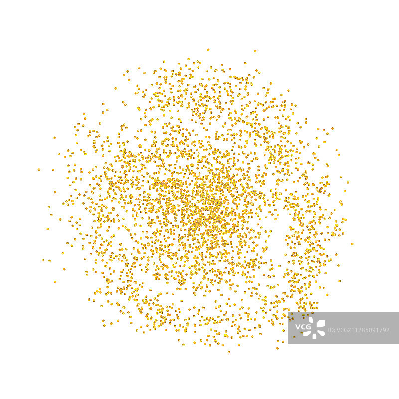 金色纹理碎屑金粉圆形背景图片素材