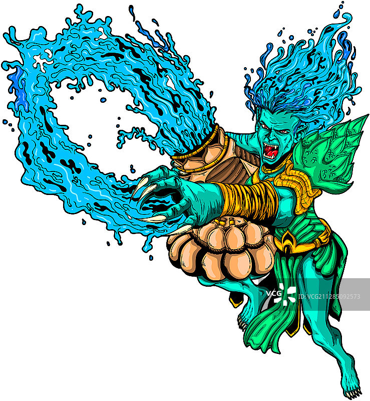 水瓶座怪物图片素材