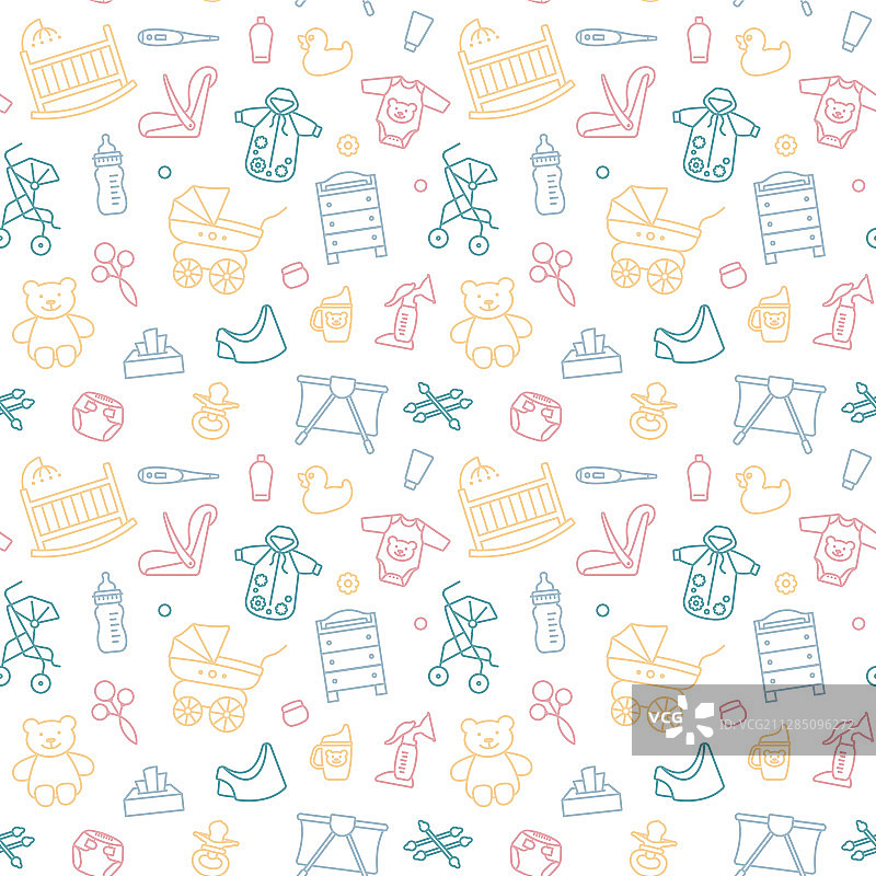 线性图案无缝背景图片素材