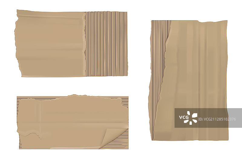 撕裂的纸板图片素材