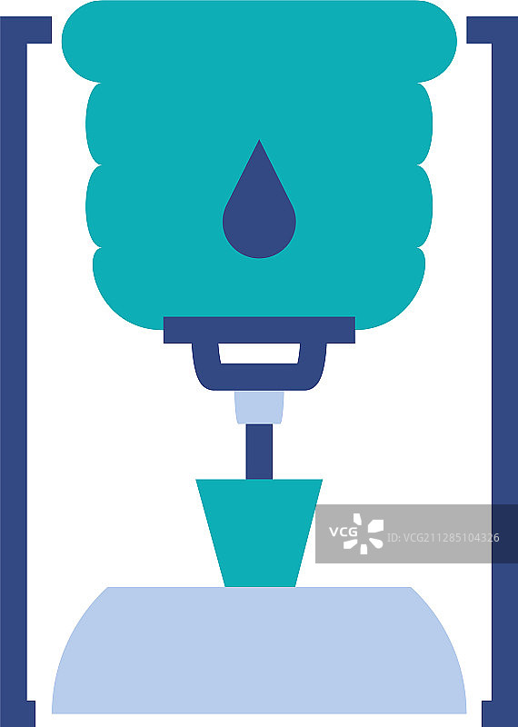 带水杯的水机设计图片素材