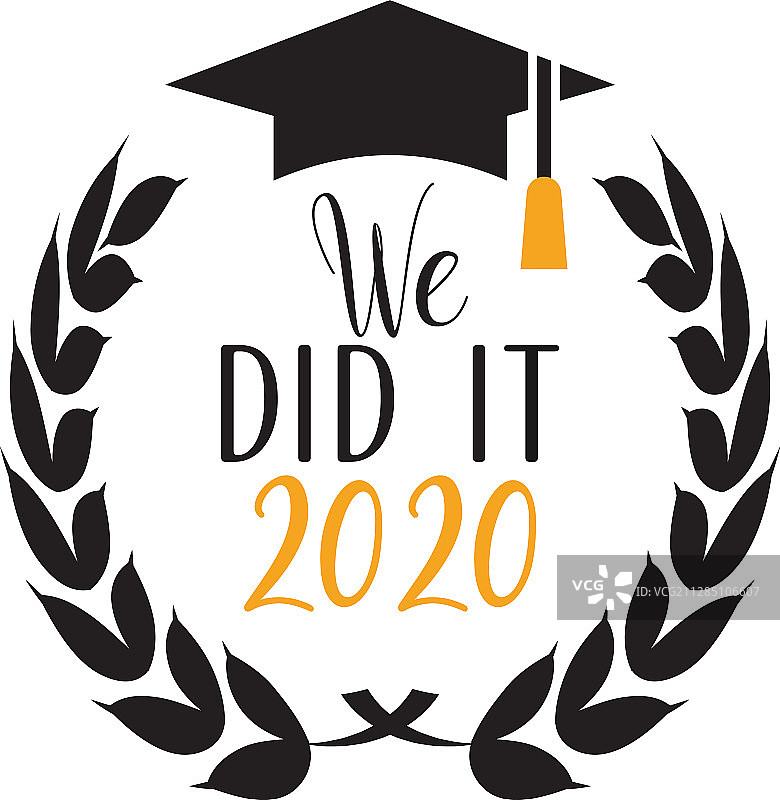 毕业季语录字体排印图片素材