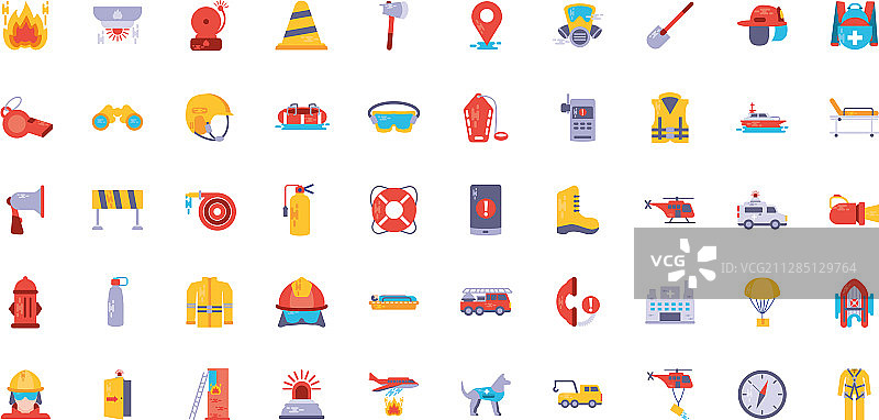 紧急图标合集设计图片素材