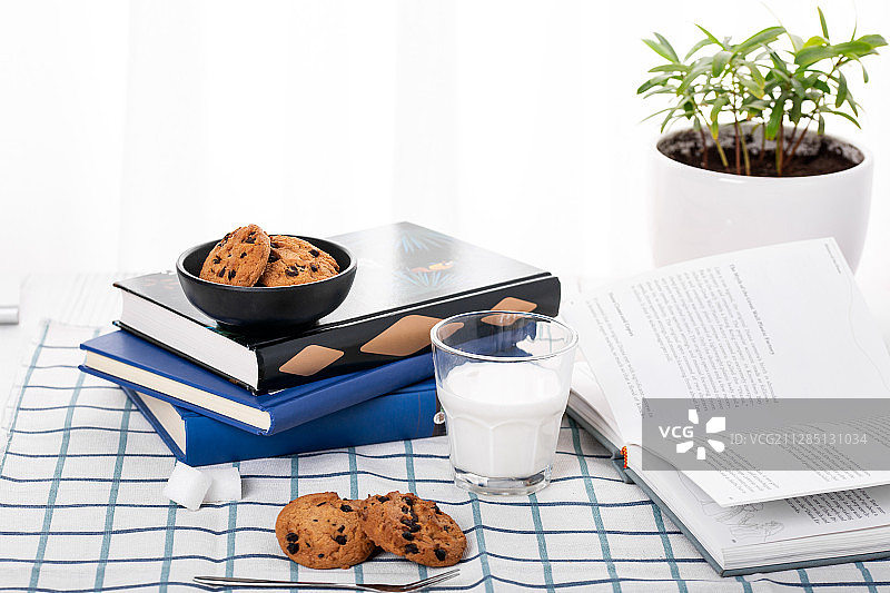 早餐曲奇饼干图片素材