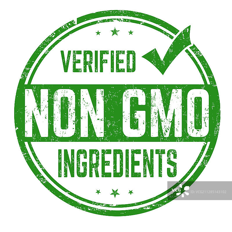 非转基因成分标志或印章图片素材