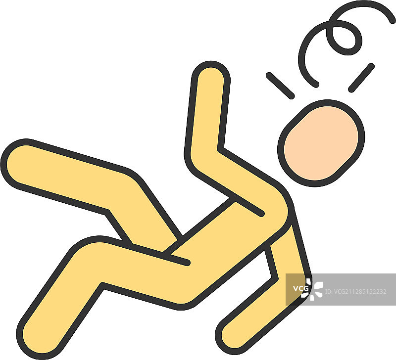 昏厥颜色图标图片素材