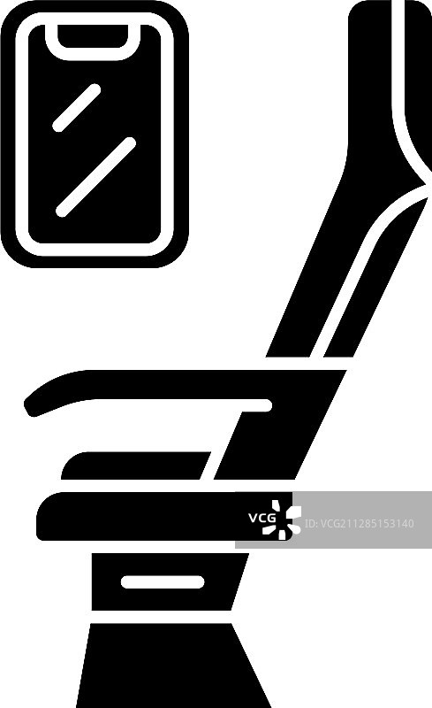 乘客座位标志符号图片素材