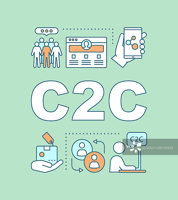 C2C文字概念banner图片素材