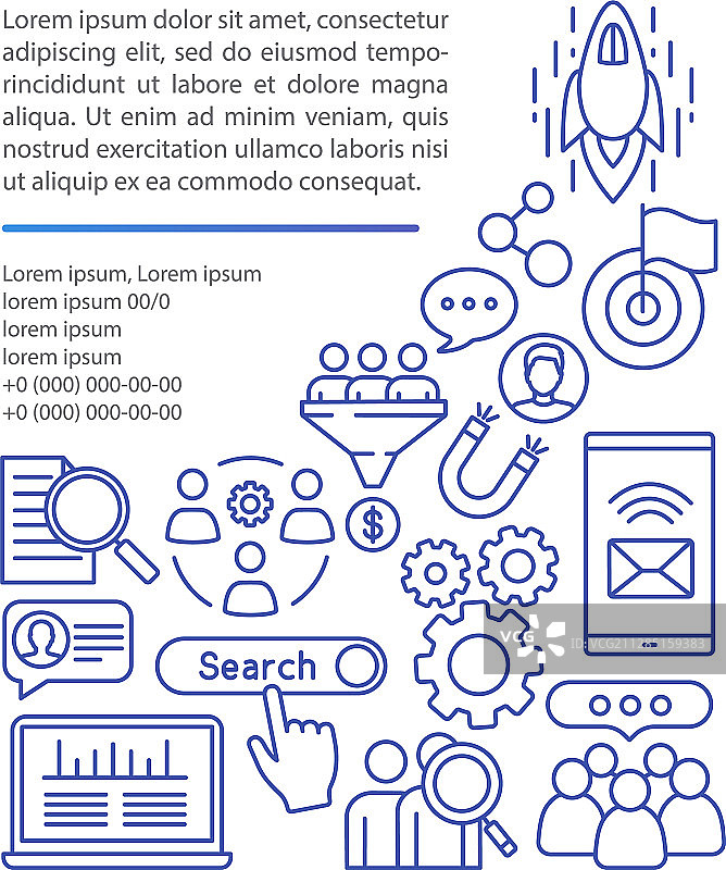 潜在客户生成文章页面模板图片素材