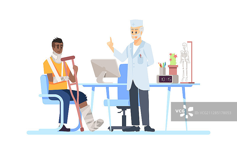 骨科医生名片图片素材