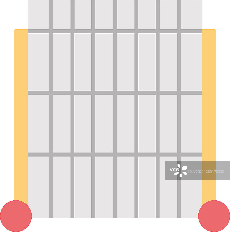 板球挡板扁平风格长阴影设计图片素材