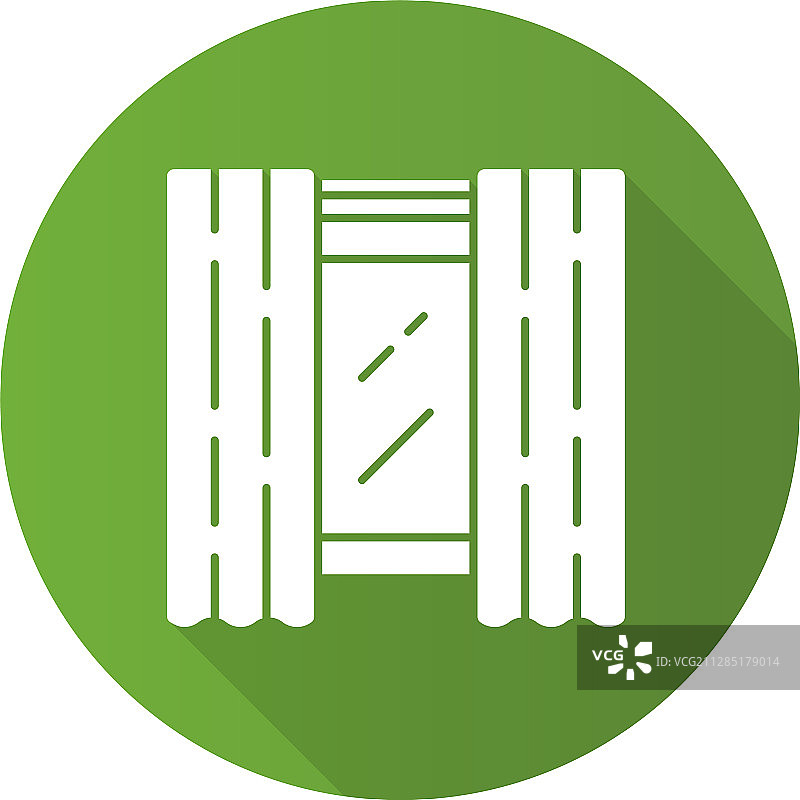 平板设计的长阴影窗格图片素材