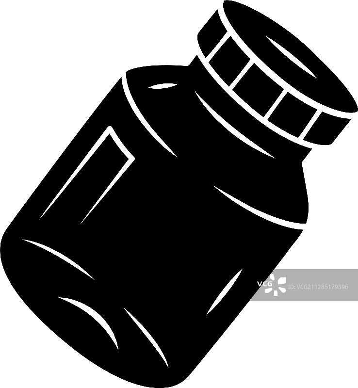 可再填充的香料罐标志图标图片素材