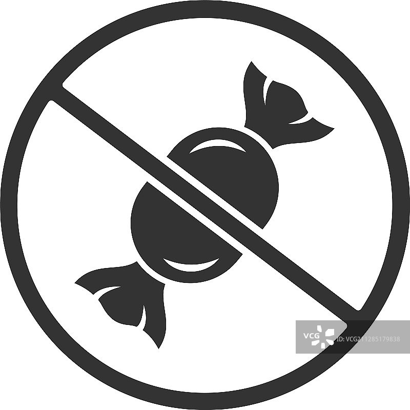 无糖产品标志符号（无葡萄糖，糖尿病适用）图片素材