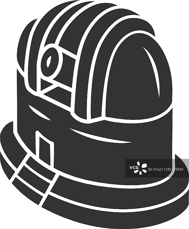 观测天象的观测台标志图标图片素材