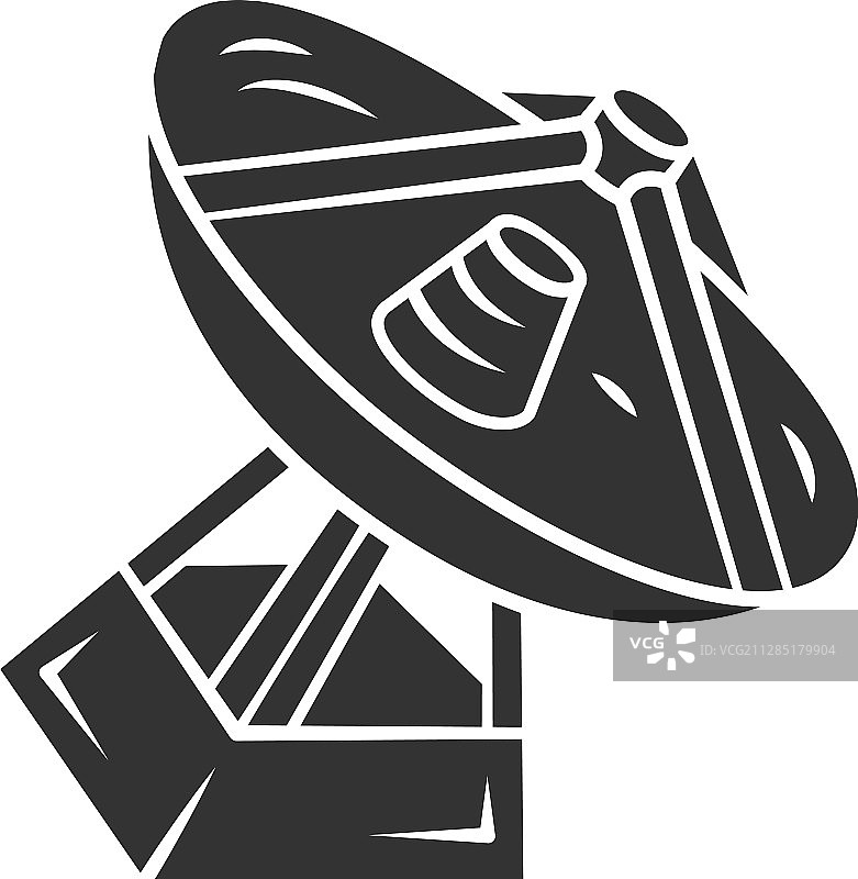 射电望远镜天线图标图片素材