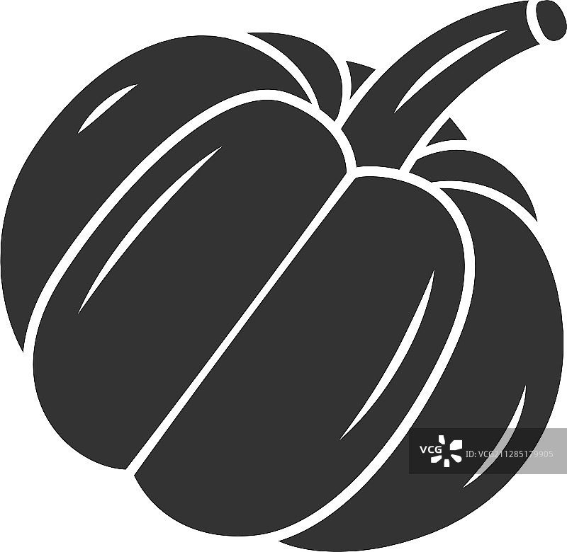 南瓜字形图标图片素材