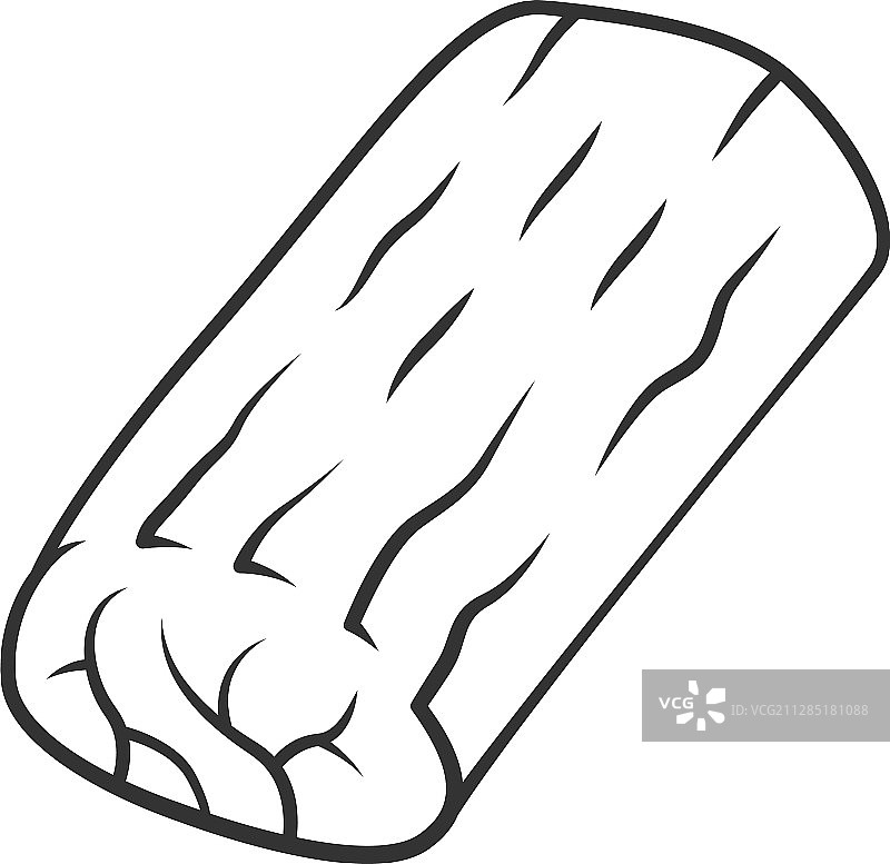 烤肉线性图标，屠夫肉类配料图片素材