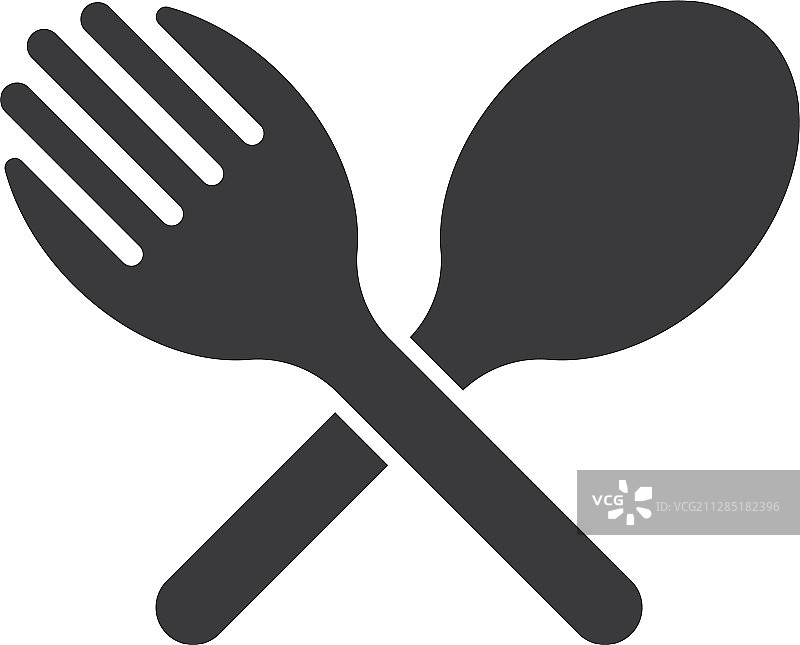 叉勺Logo图标图片素材