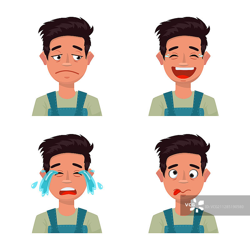 面部和男孩符号图片素材