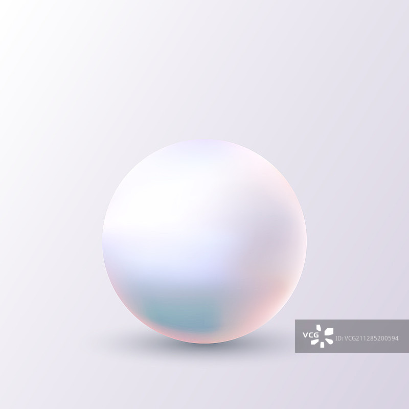 白色背景上的珍珠图片素材