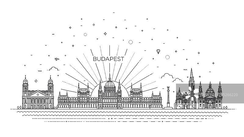 匈牙利旅行地标历史建筑图片素材