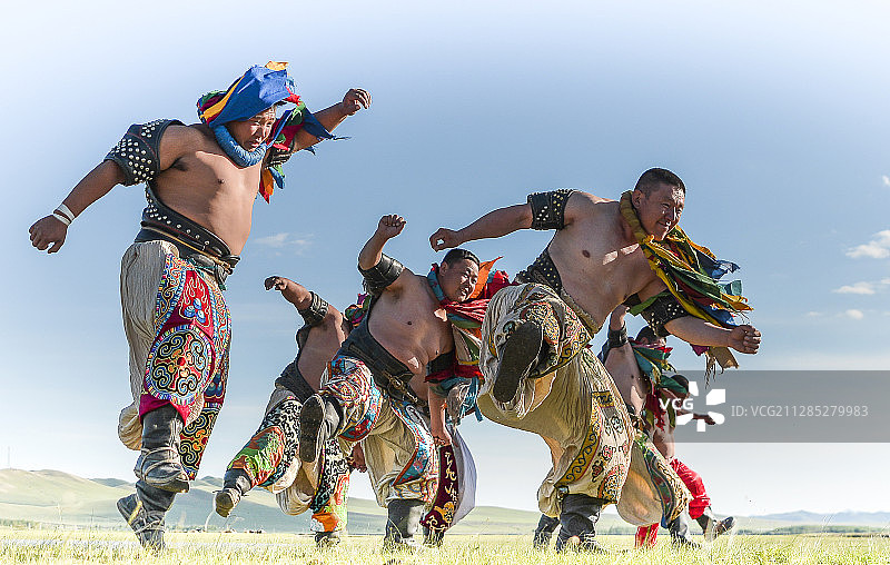 搏克手图片素材