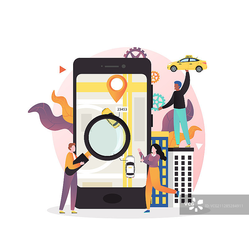 用于网页banner网站的汽车共享概念图片素材