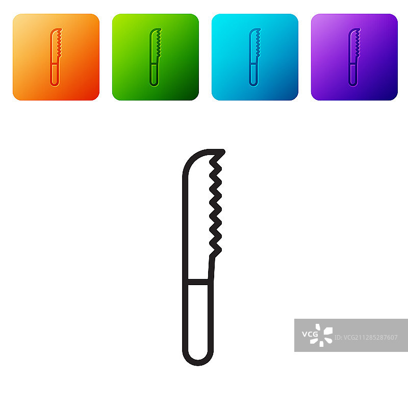 面包刀图标图片素材