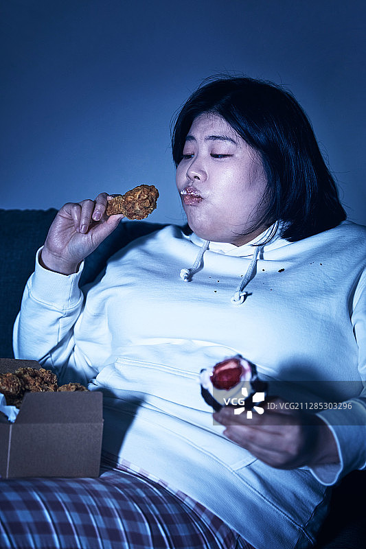 深夜快餐：饮食、过量、饥饿与肥胖图片素材