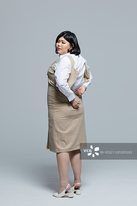 肥胖、体形管理、疾病、不合身的衣服、着装图片素材