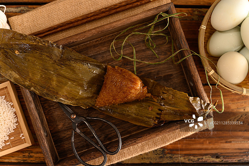 中国传统节日端午节美食粽子图片素材