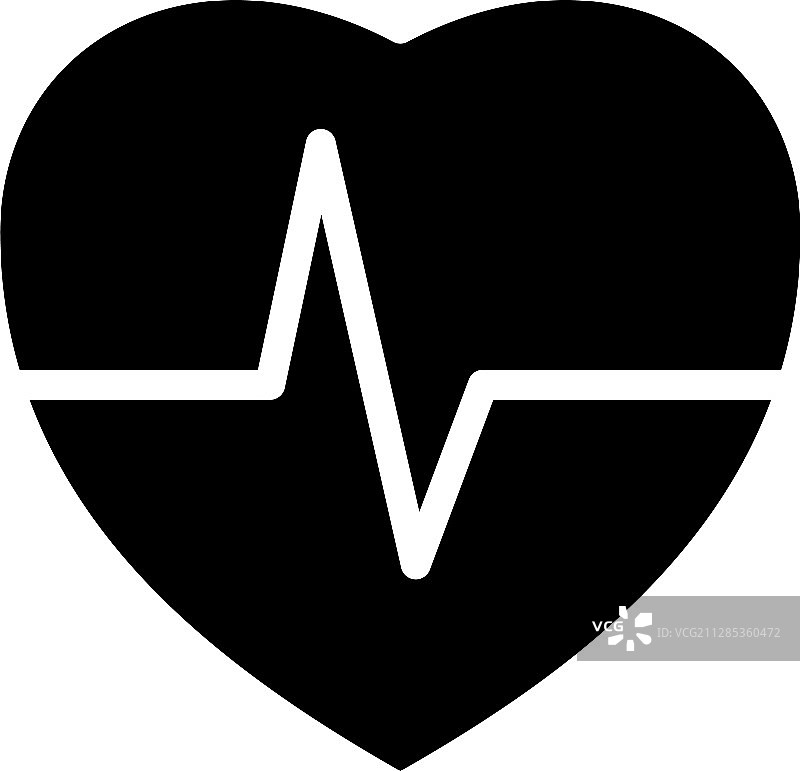 心跳图标设计模版图片素材