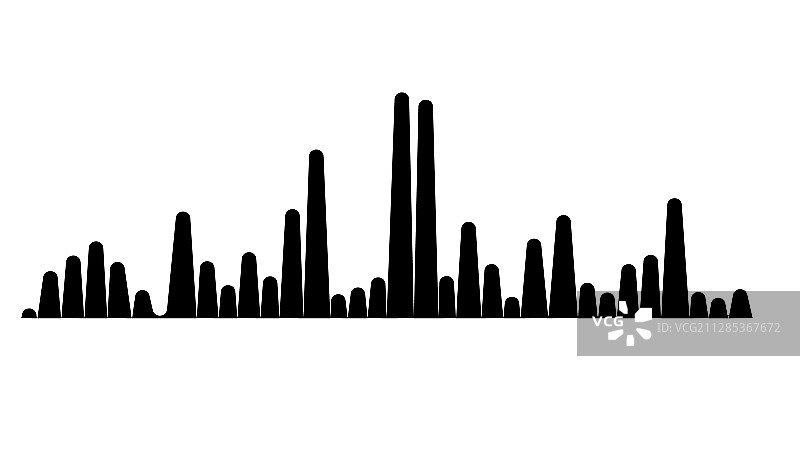 数字音频音乐声波集合图片素材