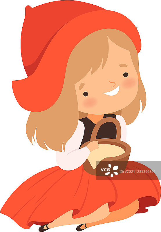童话故事中的小红帽图片素材