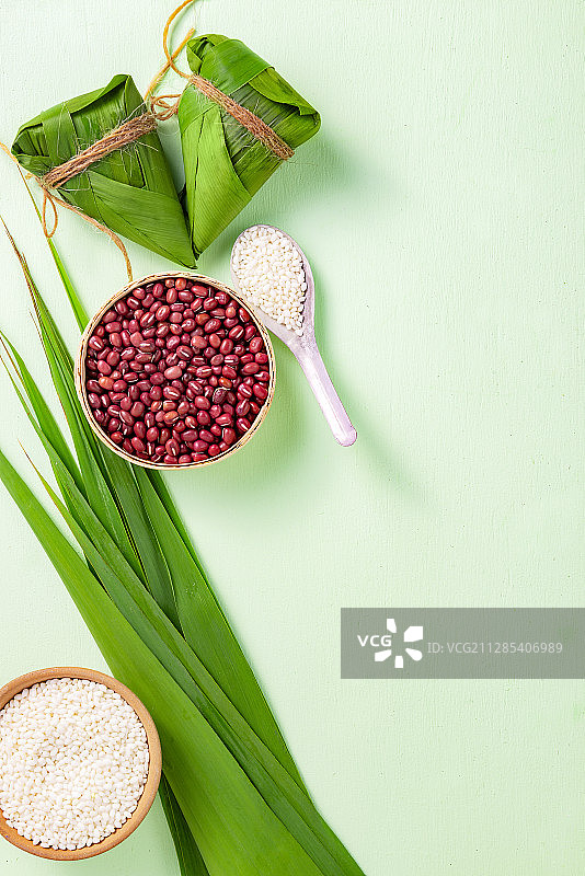 端午粽子平面静物图片素材