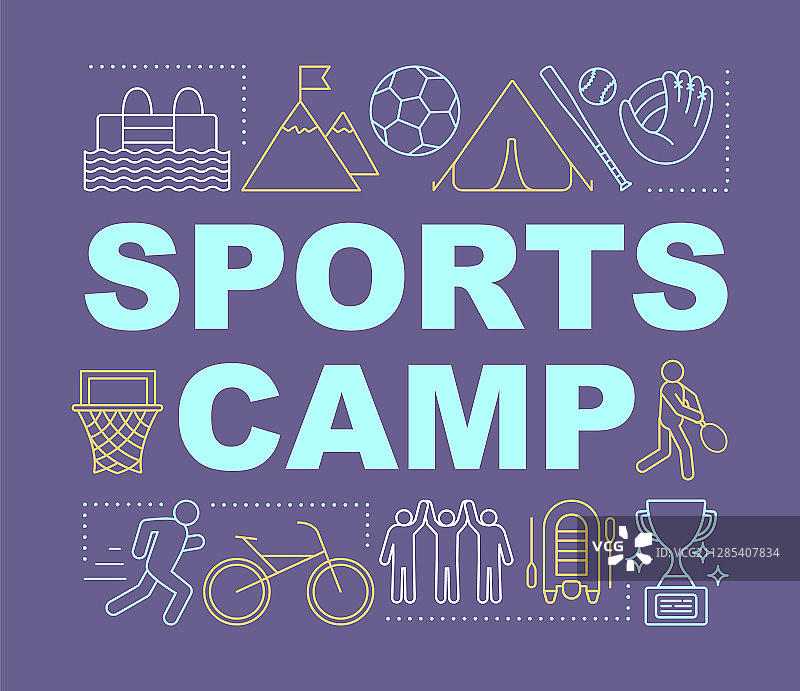 体育训练营活动横幅图片素材