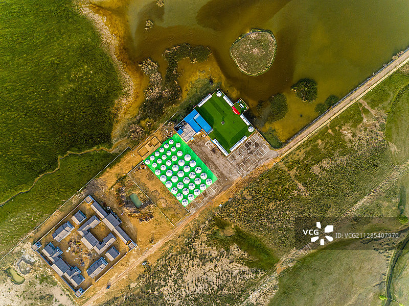 大漠风光～察罕苏力德图片素材