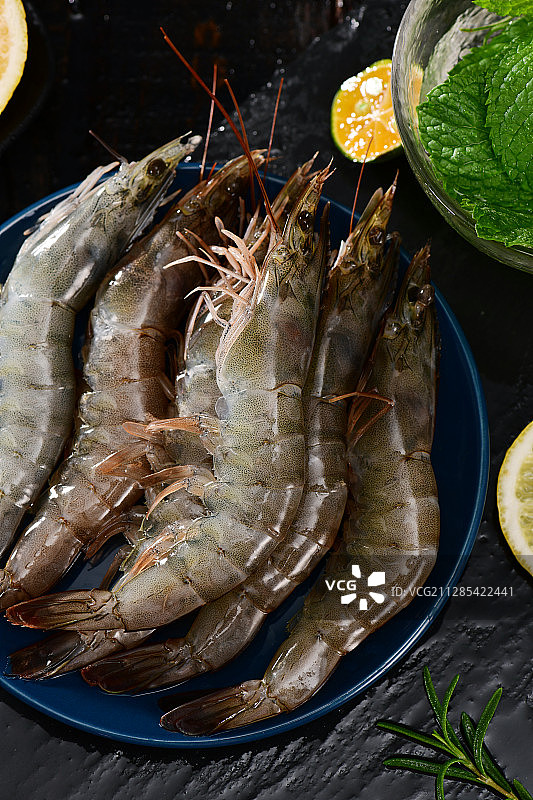 鲜活大虾图片素材