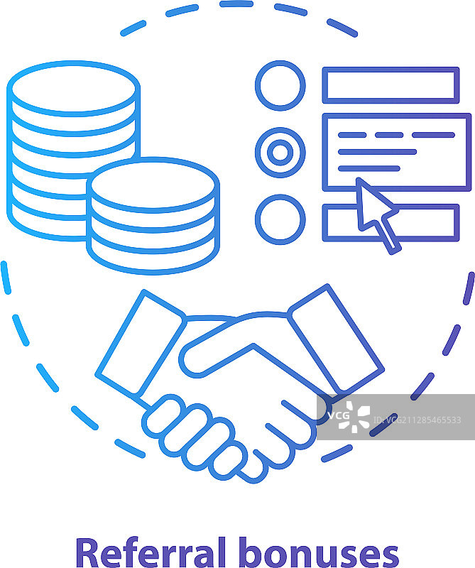 赌场推荐奖金概念图标奖励图片素材