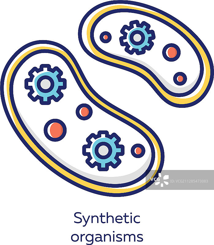 白色合成生物图标工程图片素材