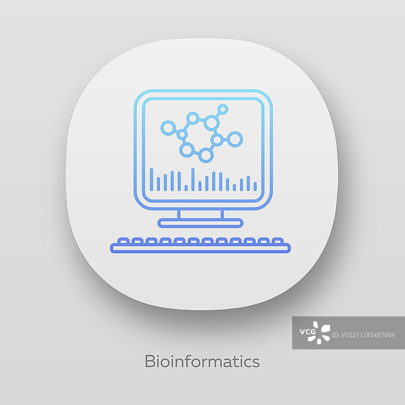 生物信息学App图标：人类基因组研究图片素材