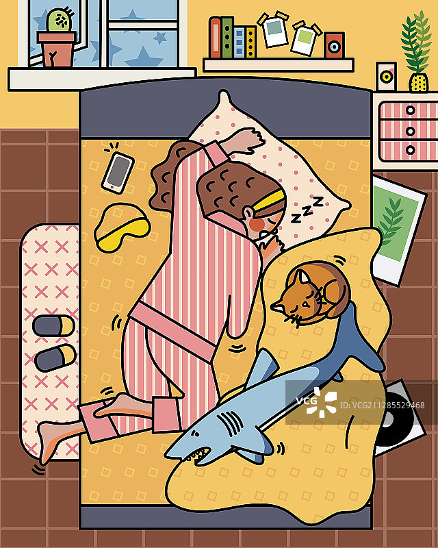《生活碎片》系列插画图片素材