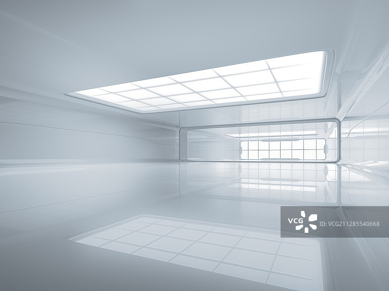 三维渲染科技空间场景图片素材