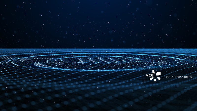 科技粒子线条网络空间图片素材