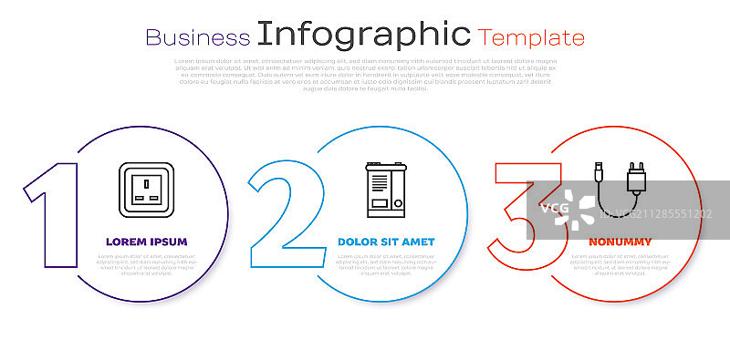 线路、电源插座、汽车电池图片素材