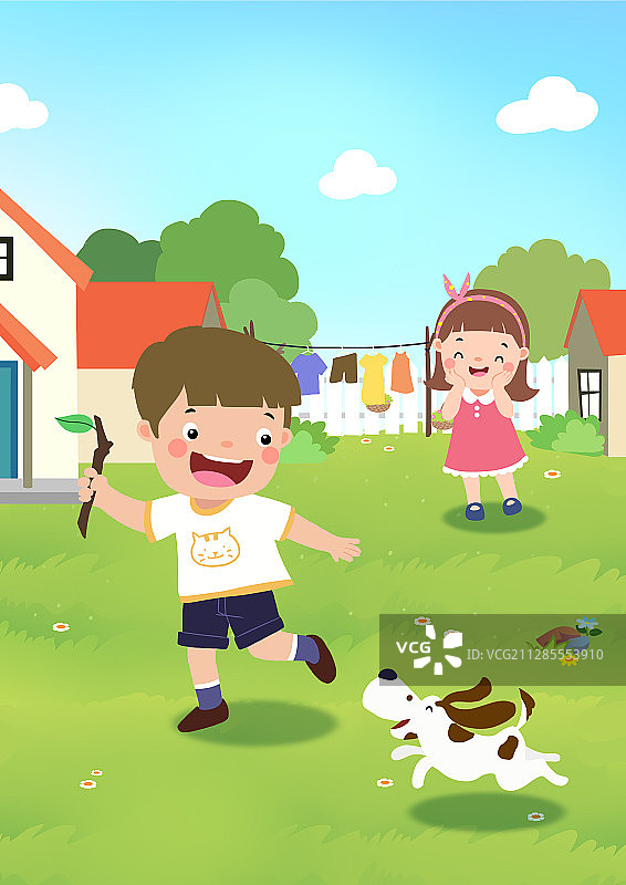 儿童玩耍图片素材