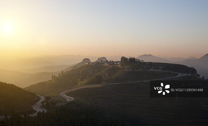 沂蒙山地质公园崮上草原景区图片素材